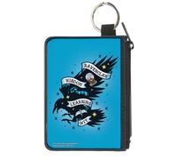 Canvas Zipper Wallet MINI X-SMALL Harry Potter RAVENCLAW Eagle WISDOM LEARNING W
