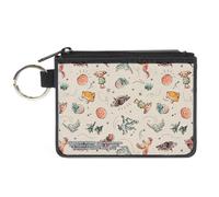 Canvas Zipper Wallet MINI X-SMALL Harry Potter WITCH IN TRAINING Collage Light P
