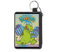 Canvas Zipper Wallet MINI X-SMALL Rugrats REPTAR Destruction Scene