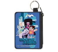 Canvas Zipper Wallet MINI X-SMALL Steven Universe LADIES LOVE A HERO Group Pose
