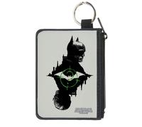 Canvas Zipper Wallet MINI X-SMALL The Batman Movie Batman and Riddler Poses and