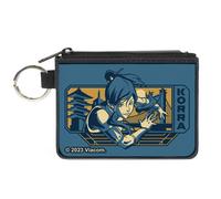 Canvas Zipper Wallet MINI X-SMALL The Legend of Korra Avatar KORRA Bridge Pose a