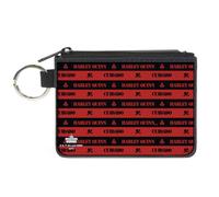 Canvas Zipper Wallet MINI X-SMALL The Suicide Squad 2021 CUIDADO HARLEY QUINN Ca