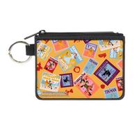 Canvas Zipper Wallet MINI X-SMALL The Wizard of Oz Vintage Picture Cards Scatter