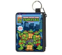 Canvas Zipper Wallet MINI X-SMALL TMNT Adventure Series No.21 Comic Book Cover P