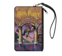 Canvas Zipper Wallet SMALL Harry Potter and the Sorcerer's Stone Book Cover Draw