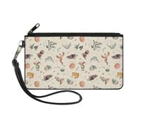 Canvas Zipper Wallet SMALL Harry Potter Charming Friends Collage Beige