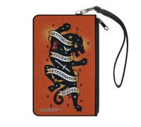 Canvas Zipper Wallet SMALL Harry Potter GRYFFINDOR Lion COURAGE DETERMINATION BR