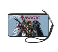 Canvas Zipper Wallet SMALL MAGIC THE GATHERING Three Planeswalker Group Pose and