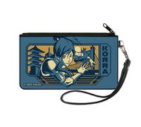 Canvas Zipper Wallet SMALL The Legend of Korra Avatar KORRA Bridge Pose and Text