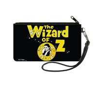 Canvas Zipper Wallet SMALL THE WIZARD OF OZ Dorothy Pose Black/Yellow/White