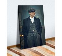CanvasArtShop Stampa artistica da parete su tela, con cornice di Thomas Shelby di Peaky Blinders, profondità 30 mm (20 x 30 cm)