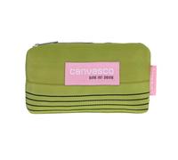 CANVASCO Borsa per il trucco in cintura portuale verde chiaro - Astuccio design senza tempo e robusto - accessori per viaggio