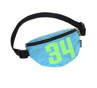 CANVASCO Marsupio realizzato con vela riciclata azzurro/verde - Borse piccole idrorepellente e robusto - Tracolla borsa