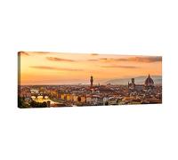 canvashop Quadri Moderni Città Firenze 120x40 cm
