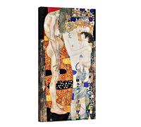 canvashop Quadro Klimt Le Tre Età Della Donna cm 120x60 Stampa Su Tela Canvas Quadri Moderni Soggiorno Arredo Casa Arte