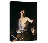 canvashop Quadro Moderno Caravaggio Davide e Golia 100x70 cm
