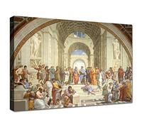 canvashop Quadro Raffaello Sanzio Scuola Di Atene 70x50 cm