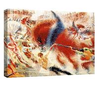 canvashop Quadro Umberto Boccioni La Città Che Sale 100X70 Cm