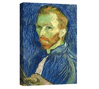 canvashop Quadro Van Gogh Autoritratto Cm 100X70 Stampa Su Tela Canvas Quadri Moderni Soggiorno Riproduzione Dipinti Famosi Arte Ritratto
