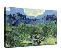 canvashop Quadro Van Gogh Gli Ulivi 100X70 Cm Stampa Su Tela Canvas Quadri Moderni Soggiorno Arredo Casa Camera Da Letto Arte