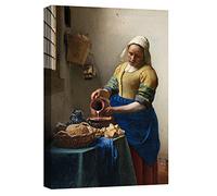 canvashop Quadro Vermeer la Lattaia Cm 50X35