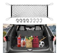 Canvcle Rete da carico per bagagliaio per Toyota Grand Highlander 2024-2025 2026 Accessori a busta Stile Busta Rete Tronco Organizzatore e Stoccaggio Elastico Regolabile Elastico Nylon Posteriore