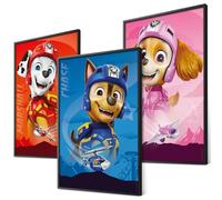 canvea PAW Patrol Air Rescue, set di 3 poster per cameretta dei bambini, idea regalo (3 x DIN A4)