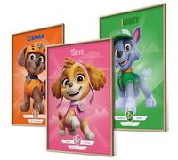 canvea PAW Patrol Set - Decorazione da parete per cameretta dei bambini, idea regalo per bambini, 3 poster A4 (Skye, Rocky & Zuma)