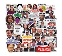 Canverlens The office adesivi Pack 50 pezzi per bottiglia d'acqua Laptop Car Skateboard Mens Cave Decor Adolescenti Adulti