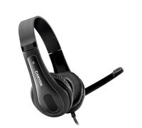 CANYON AURICULARES CON MICROFONO HSC-1 3.5MM NEGRO RETAIL