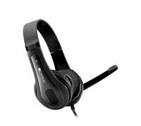 CANYON AURICULARES CON MICROFONO HSC-1 3.5MM NEGRO RETAIL