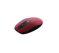 CANYON BUETOOTHT - Mouse W009R senza fili, 1600 DPI ottico, colore: Rosso CLIC silenzioso