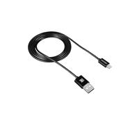Canyon Cable de conector Lightning/USB A 1 m Negro
