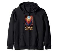 Canyon Calling Rappel Outdoor Adventure Exploration Felpa con Cappuccio