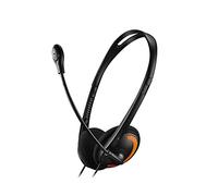 CANYON CHS01BO PC Laptop Headset compatibile con skype, nero