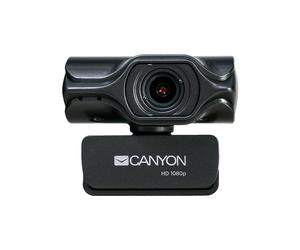 Canyon CNS-CWC6N webcam 3,2 MP 2048 x 1536 Pixel USB 2.0 Nero (Canyon 2K Ultra HD live streaming Web Camera) - Nouvo