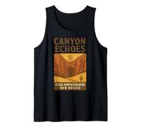 Canyon Echoes Camicia Echo Amphitheatre Red Rock New Mexico Canotta