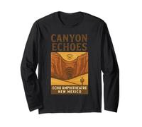 Canyon Echoes Camicia Echo Amphitheatre Red Rock New Mexico Maglia a Manica