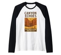 Canyon Echoes Camicia Echo Amphitheatre Red Rock New Mexico Maglia con Maniche Raglan