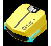 Canyon GTWS-2 Auricolare Wireless A clip Gaming USB tipo-C Bluetooth Base di ricarica Giallo (Gtws-2 Headset Wireless)