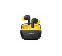 CANYON Hexagon 7 ANC ENC AURICOLARI WIRELESS, Nero e arancione