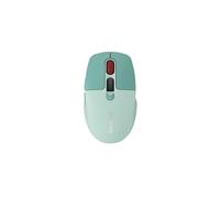 CANYON Mouse MW-26 LCD Silent Dual Mode, leggero, design ergonomico, DPI 800-2400, 125 Hz Polling Rate, 10 G Accelerazione, Wireless Green