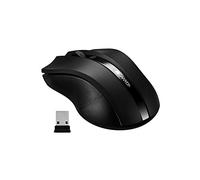 CANYON Mouse ottico wireless 2,4 GHz con 4 pulsanti, DPI 800/1200/1200,122 * 69 * 40 mm (Black)
