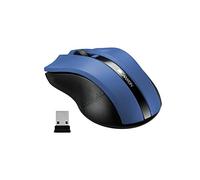 CANYON Mouse Ottico Wireless 2,4 GHz con 4 Pulsanti, DPI 800/1200/1200,122 * 69 * 40 mm (Blue)