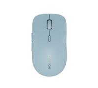 CANYON MW-12 Mouse Senza Fili, Dual Mode Bluetooth & 2.4GHz RF, Sensore Ottico 2400 DPI, Clic Silenzioso, 6 Tasti, DPI Regolabile, Design Ambidestro, Blu