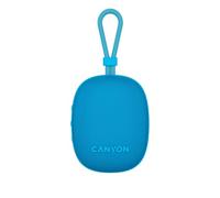 CANYON OnMove 12 - Altoparlante wireless portatile, 5 W, IPX7 impermeabile, Bluetooth 5.3, accoppiamento stereo TWS, 12 ore di riproduzione, ricarica rapida USB-C, batteria da 1200 mAh, blu