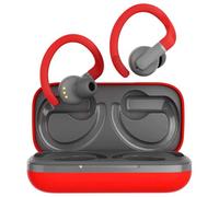 CANYON OnRun 11 Auricolari sportivi True Wireless Stereo (TWS), auricolari chiamate, musica, sport, Everyday Bluetooth, grigio, rosso