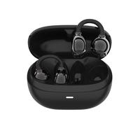 CANYON OWS OnFlow 14 - Auricolari con clip auricolari, Bluetooth 5.4, doppio microfono, 6-7 ore di riproduzione, custodia di ricarica da 300 mAh, design leggero