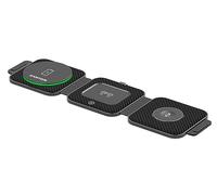 CANYON Pieghevole Caricatore Wireless 3 in 1 Base Ricarica iPhone Apple Watch per iPhone 14/13/12/11/X/8 ipods 2/3/Pro Apple Watch 8/7/SE/6/5/4/3/2 Adattatore 18W Perfetto per i Viaggi